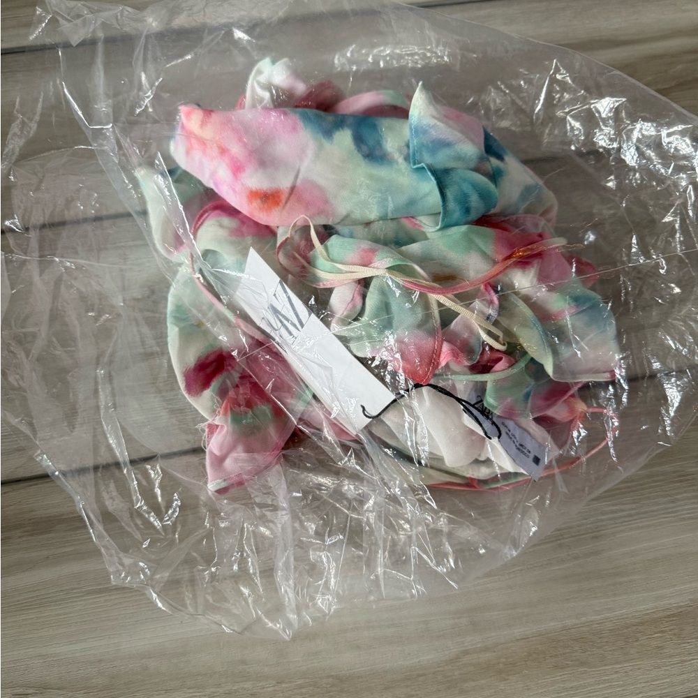 ZARA Ruffled Mini Dress Medium NWT IN PACKAGE - Picture 8 of 8